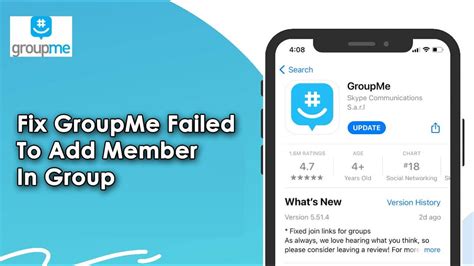 Groupme failed to add member - Most of us don't like to admit when we've failed and put it off as long as possible. Google X's Rapid Evaluation head Rich DeVaul explains why this costs money, time, and ultimatel...
